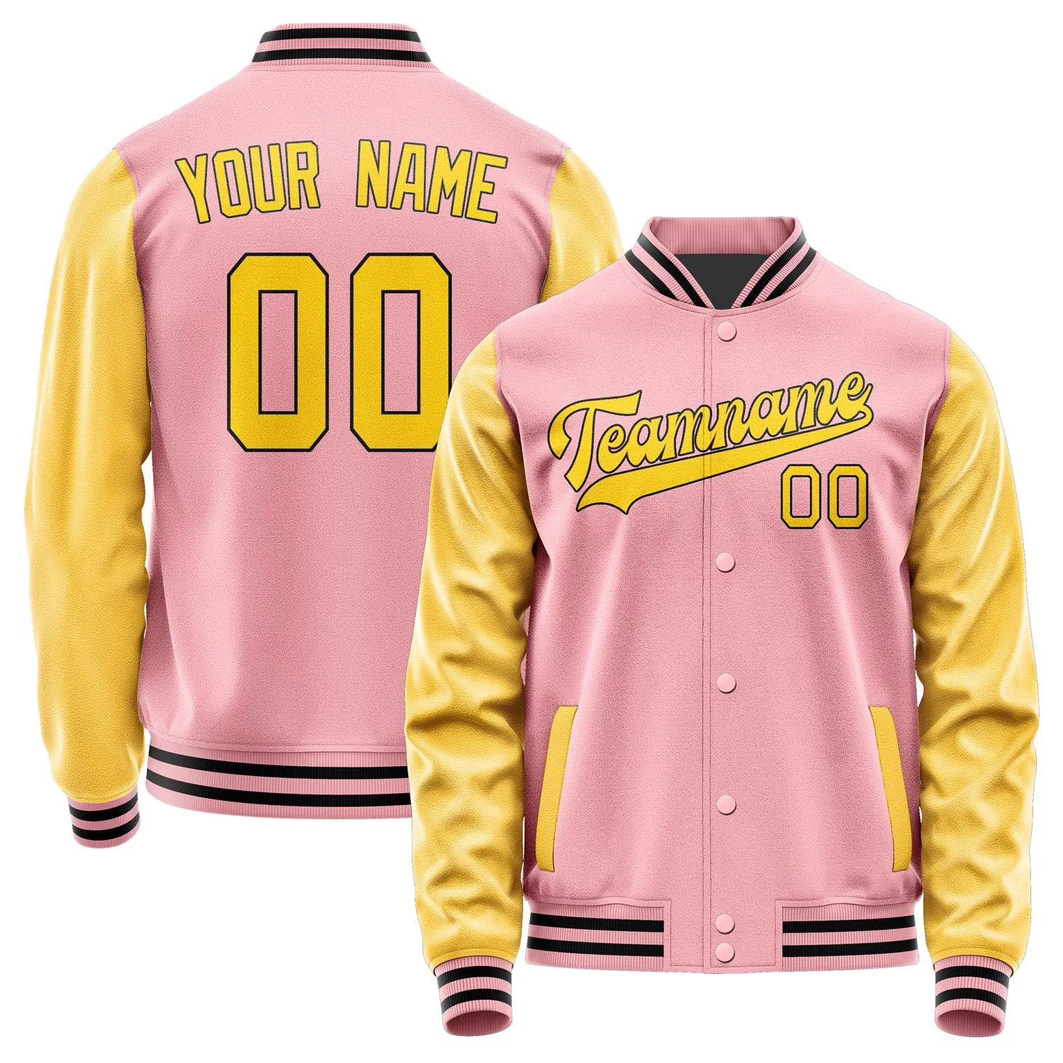 Custom Light Pink Gold Jacket sold by Tailorly