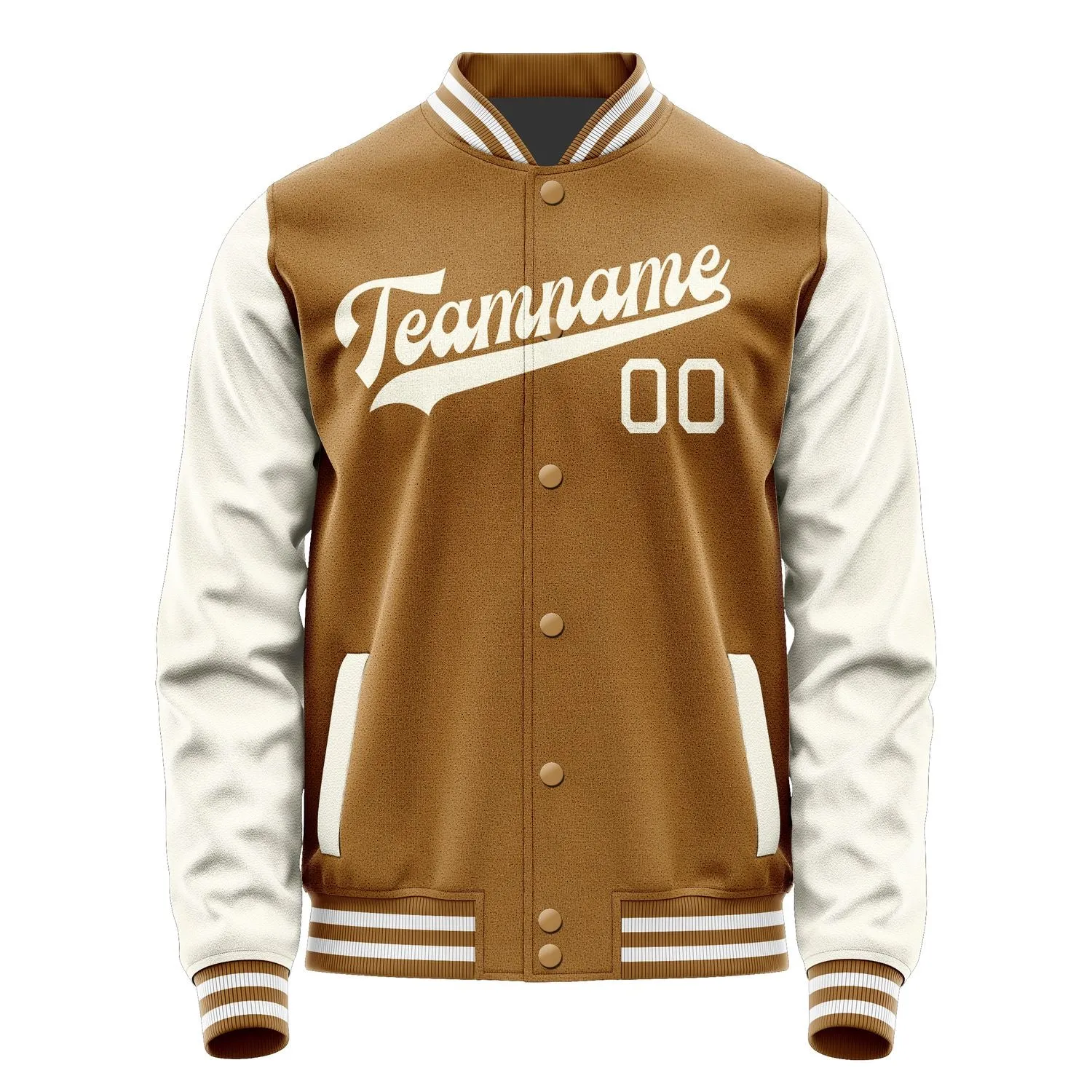 Custom Khaki Cream Jacket sold by Tailorly product image thumbnail 4