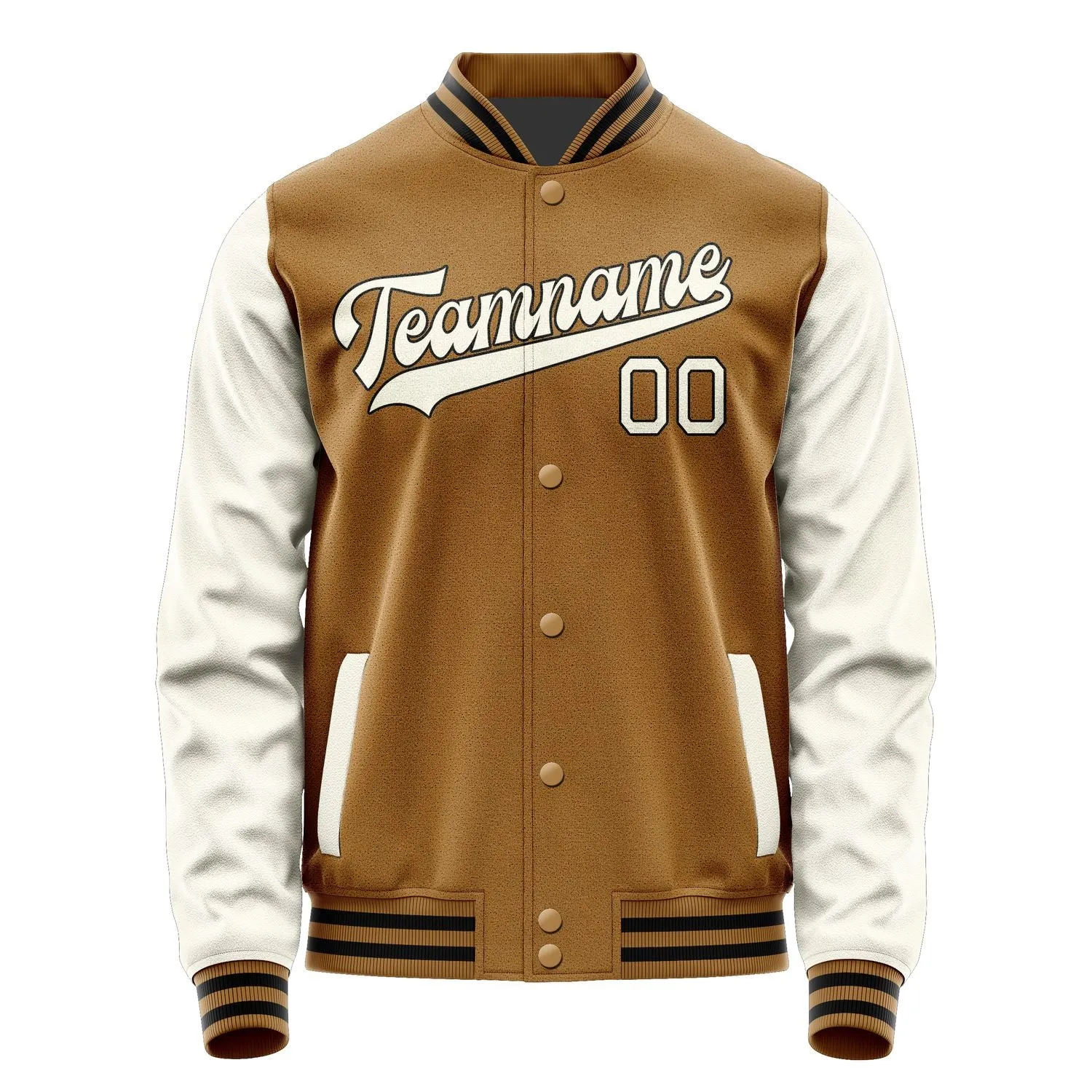 Custom Khaki Cream Jacket sold by Tailorly product image thumbnail 4