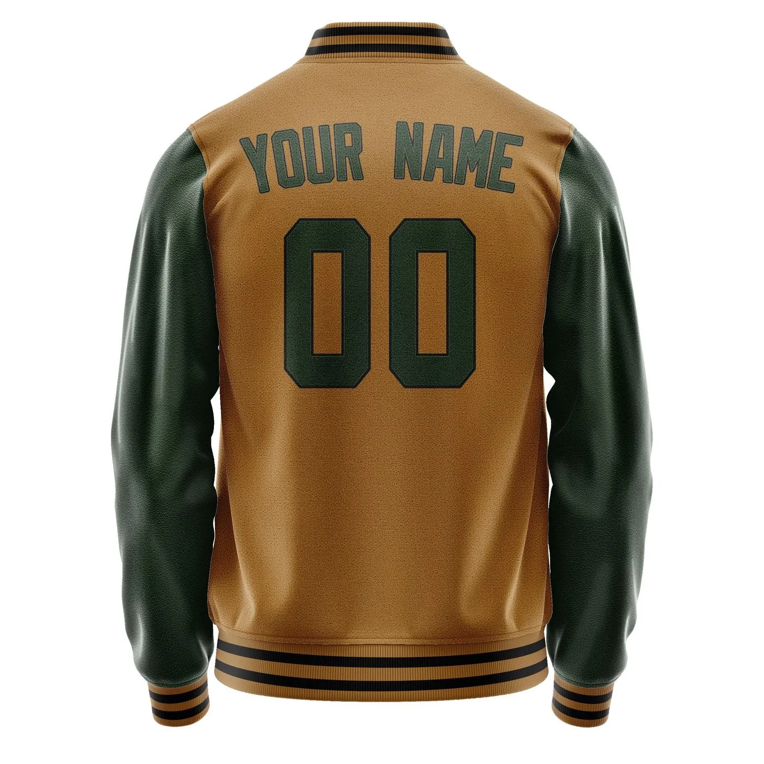 Custom Khaki Dark Green Jacket sold by Tailorly product image thumbnail 3