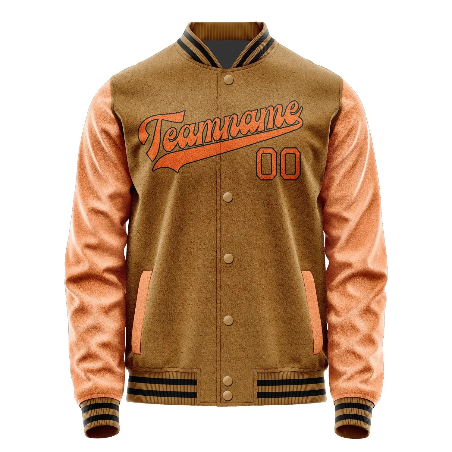 Custom Khaki Orange Jacket sold by Tailorly product image thumbnail 4
