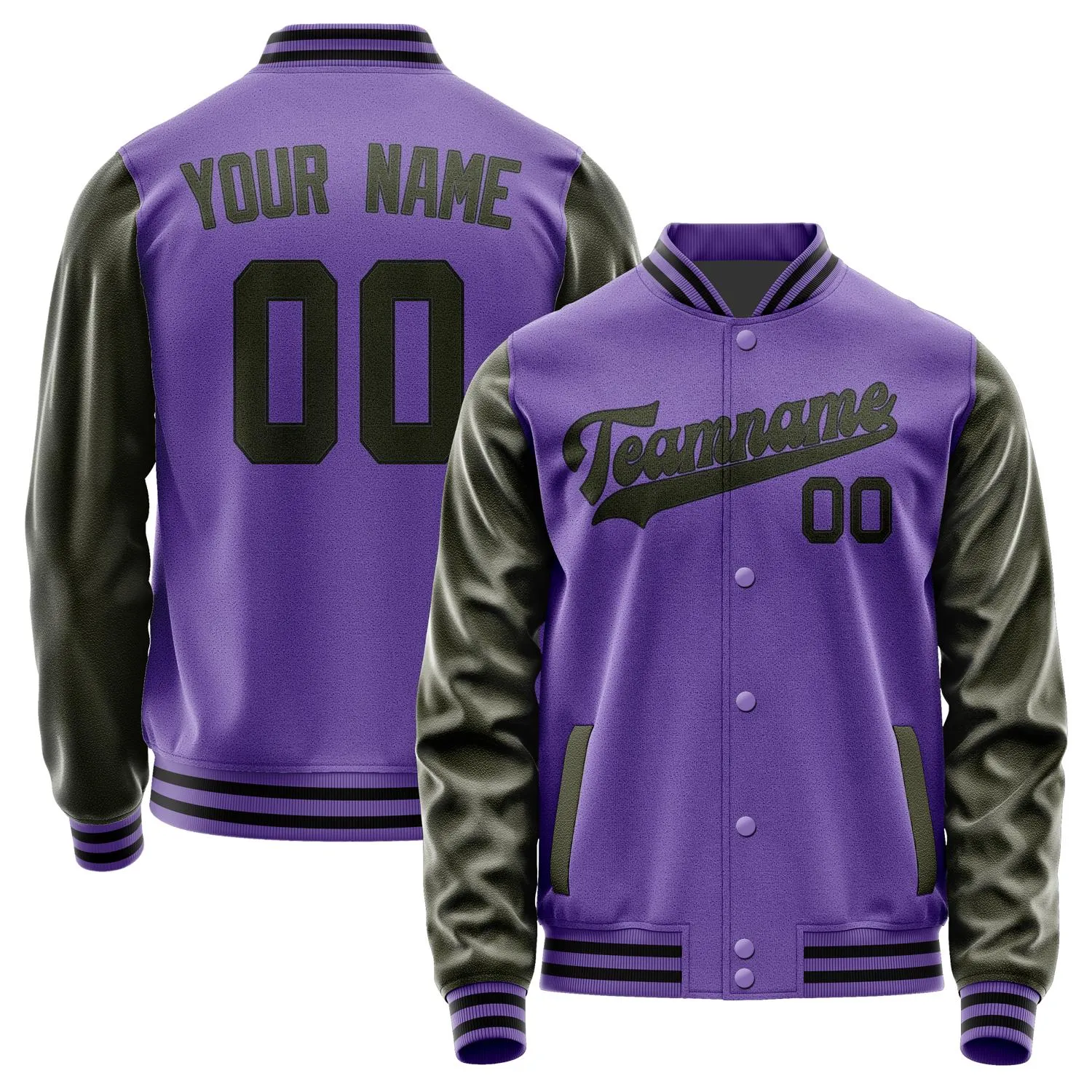 Custom Light Purple Olive Jacket sold by Tailorly