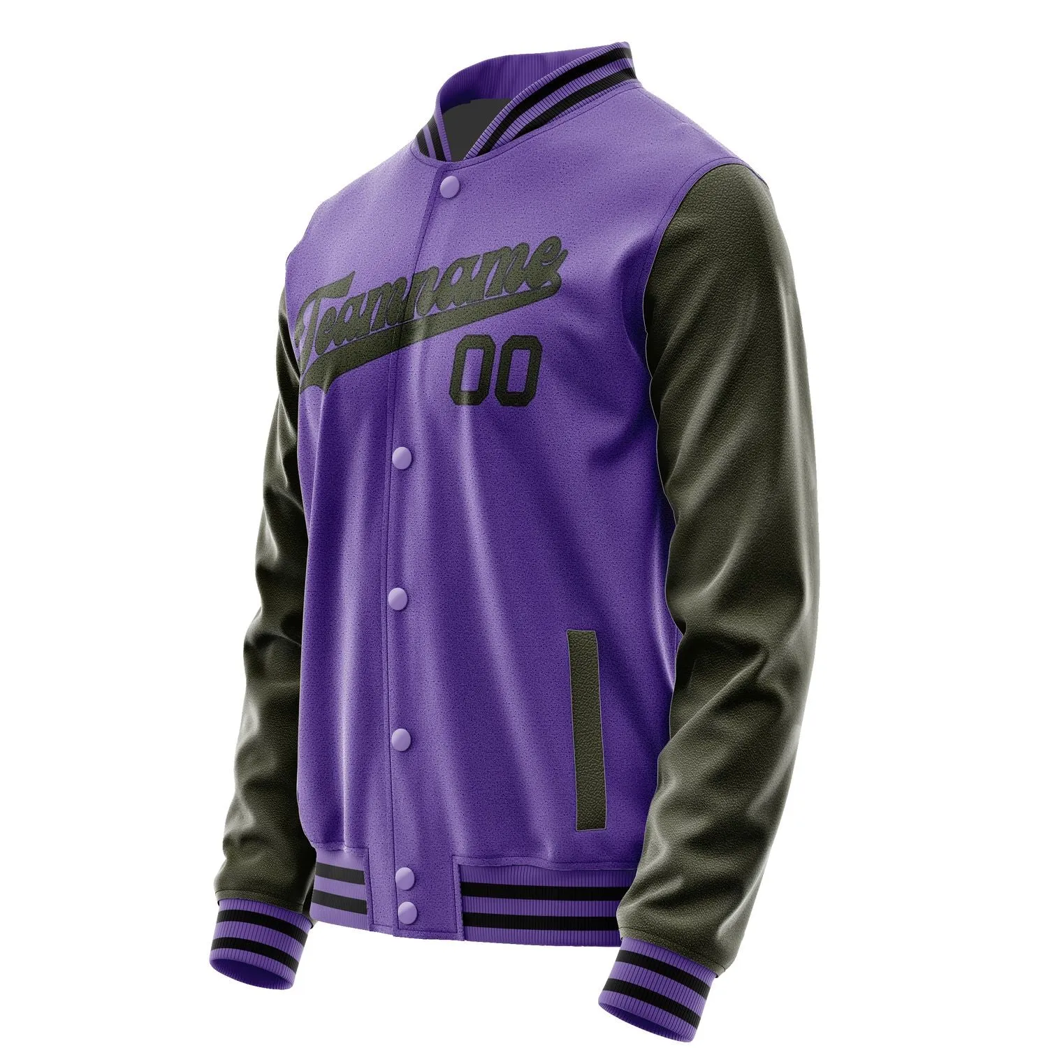 Custom Light Purple Olive Jacket sold by Tailorly product image thumbnail 2