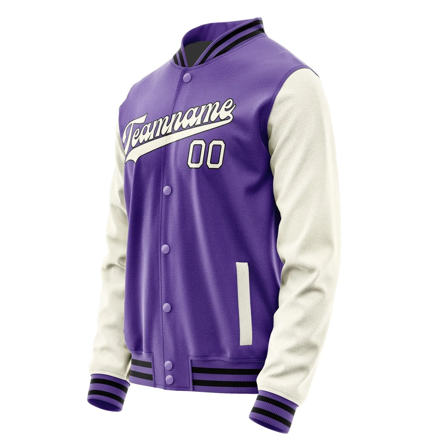 Custom Light Purple Cream Jacket sold by Tailorly product image thumbnail 2