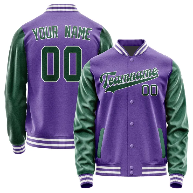 Custom Light Purple Green Jacket sold by Tailorly