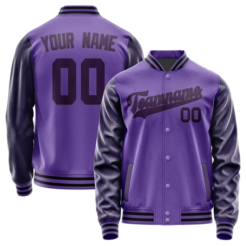 Custom Light Purple Purple Jacket sold by Tailorly