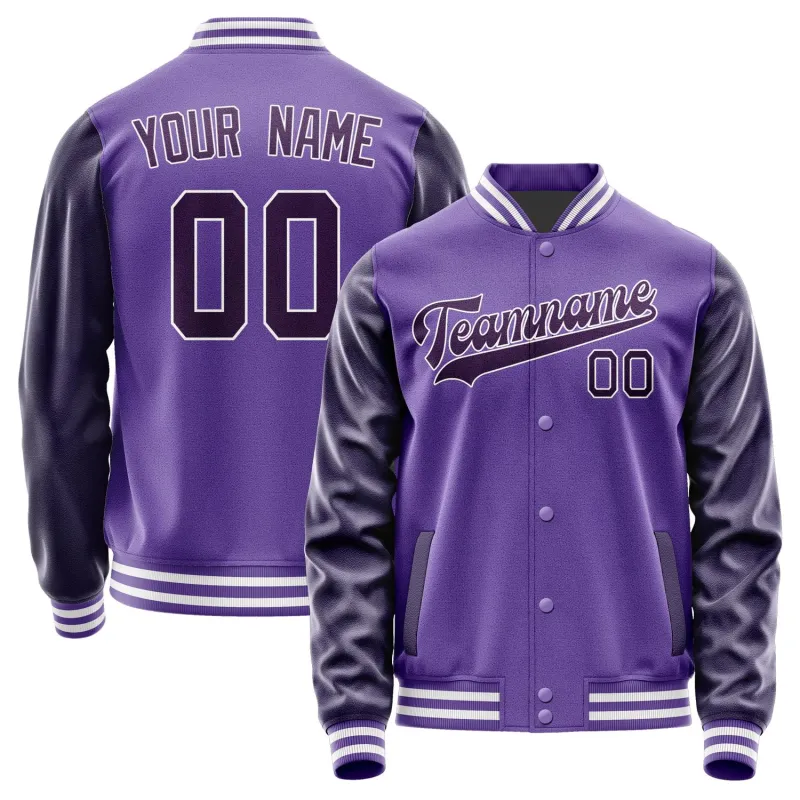 Custom Light Purple Purple Jacket sold by Tailorly