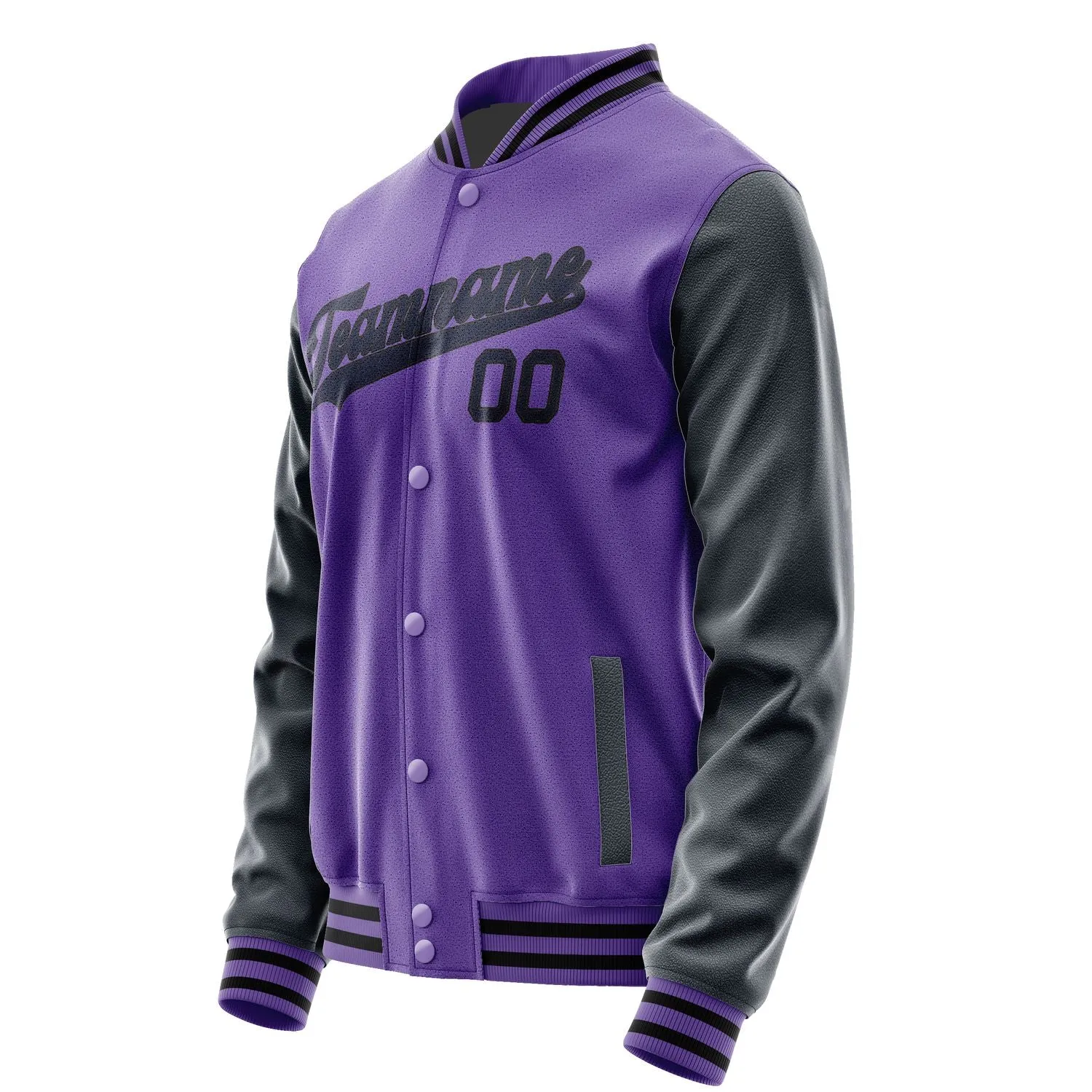 Custom Light Purple Navy Jacket sold by Tailorly product image thumbnail 2