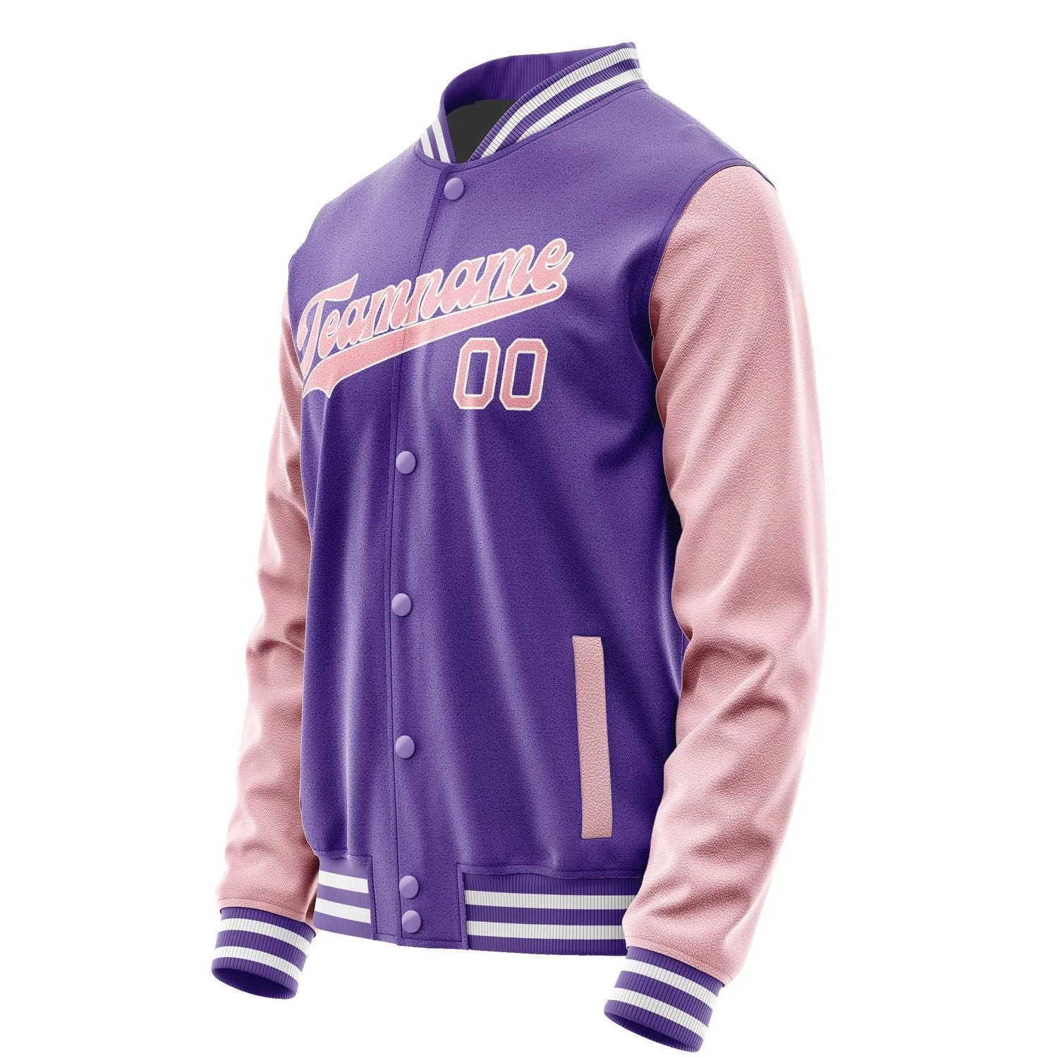Custom Light Purple Light Pink Jacket sold by Tailorly product image thumbnail 2