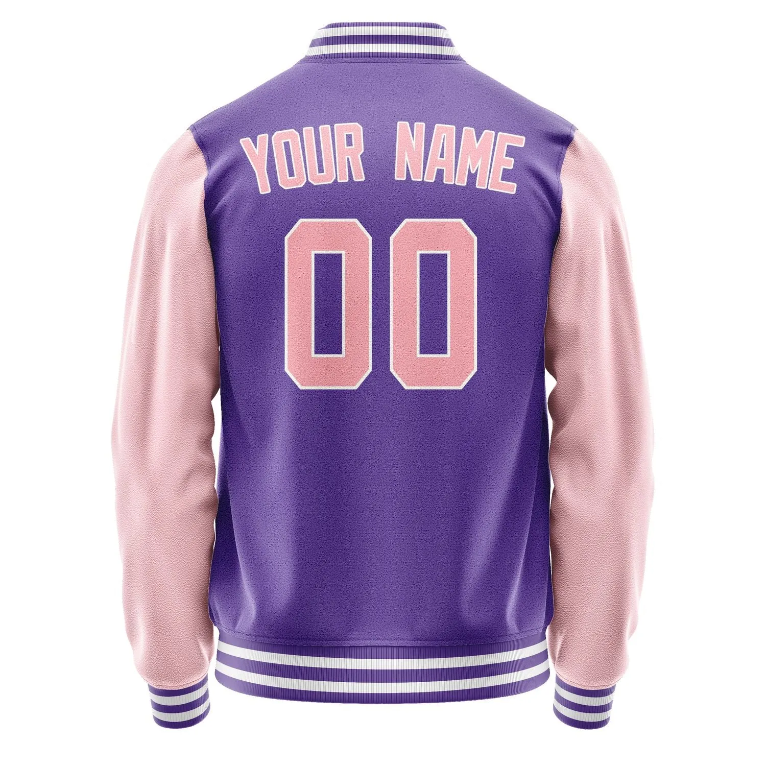 Custom Light Purple Light Pink Jacket sold by Tailorly product image thumbnail 3