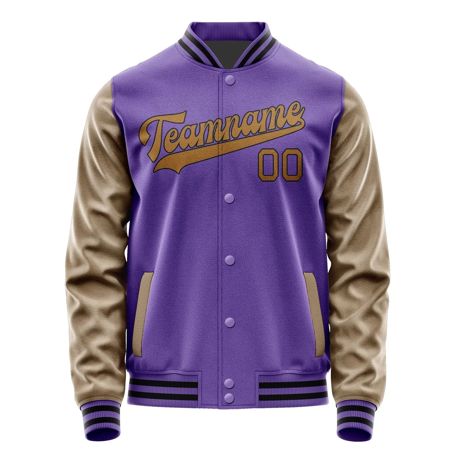 Custom Light Purple Khaki Jacket sold by Tailorly product image thumbnail 4