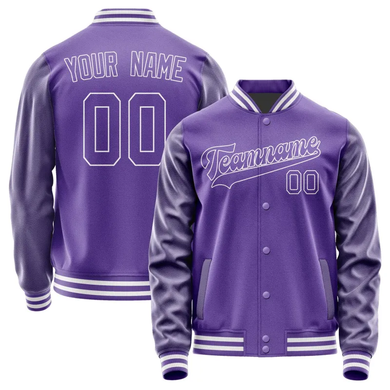 Custom Light Purple Light Purple Jacket sold by Tailorly