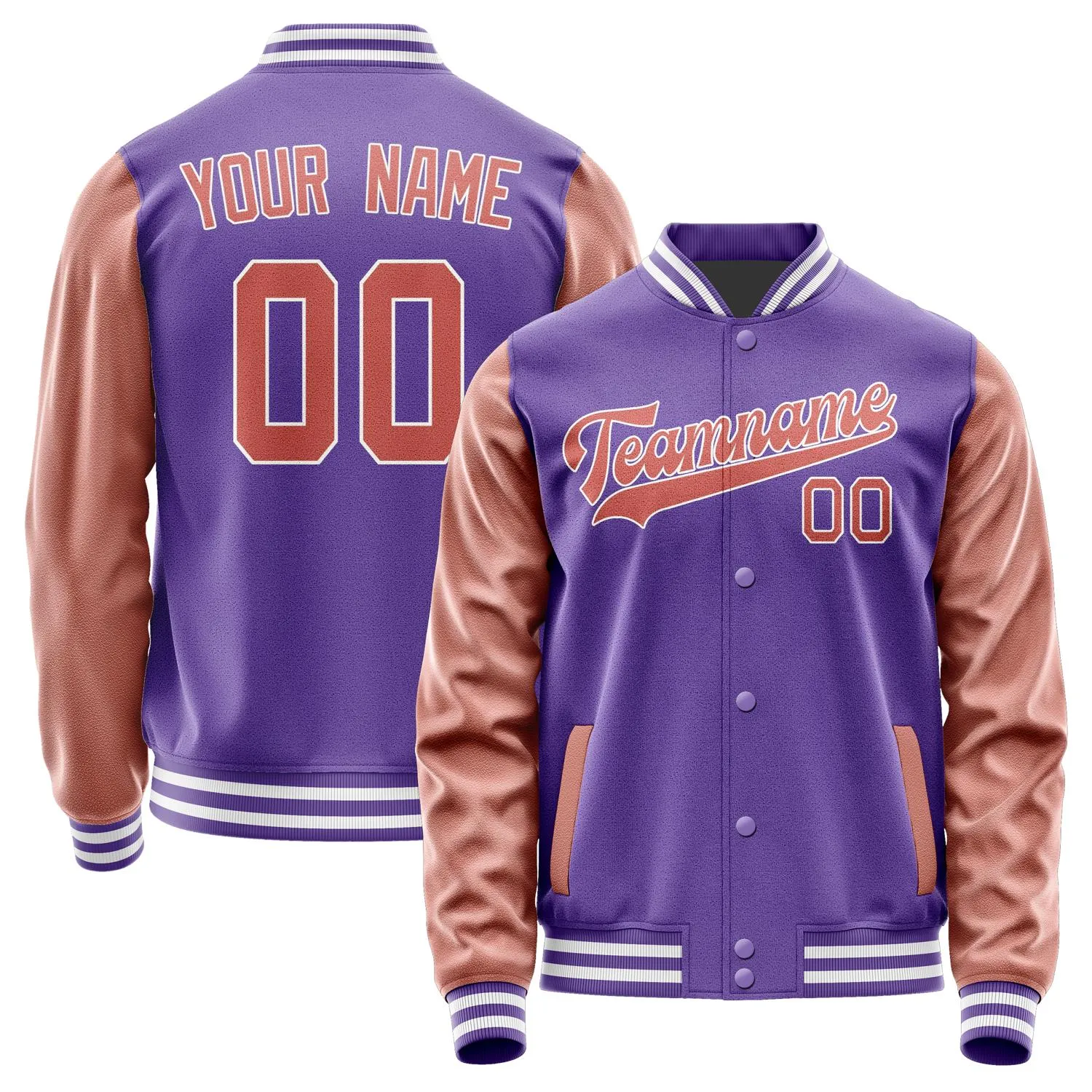 Custom Light Purple Copper Rose Jacket sold by Tailorly