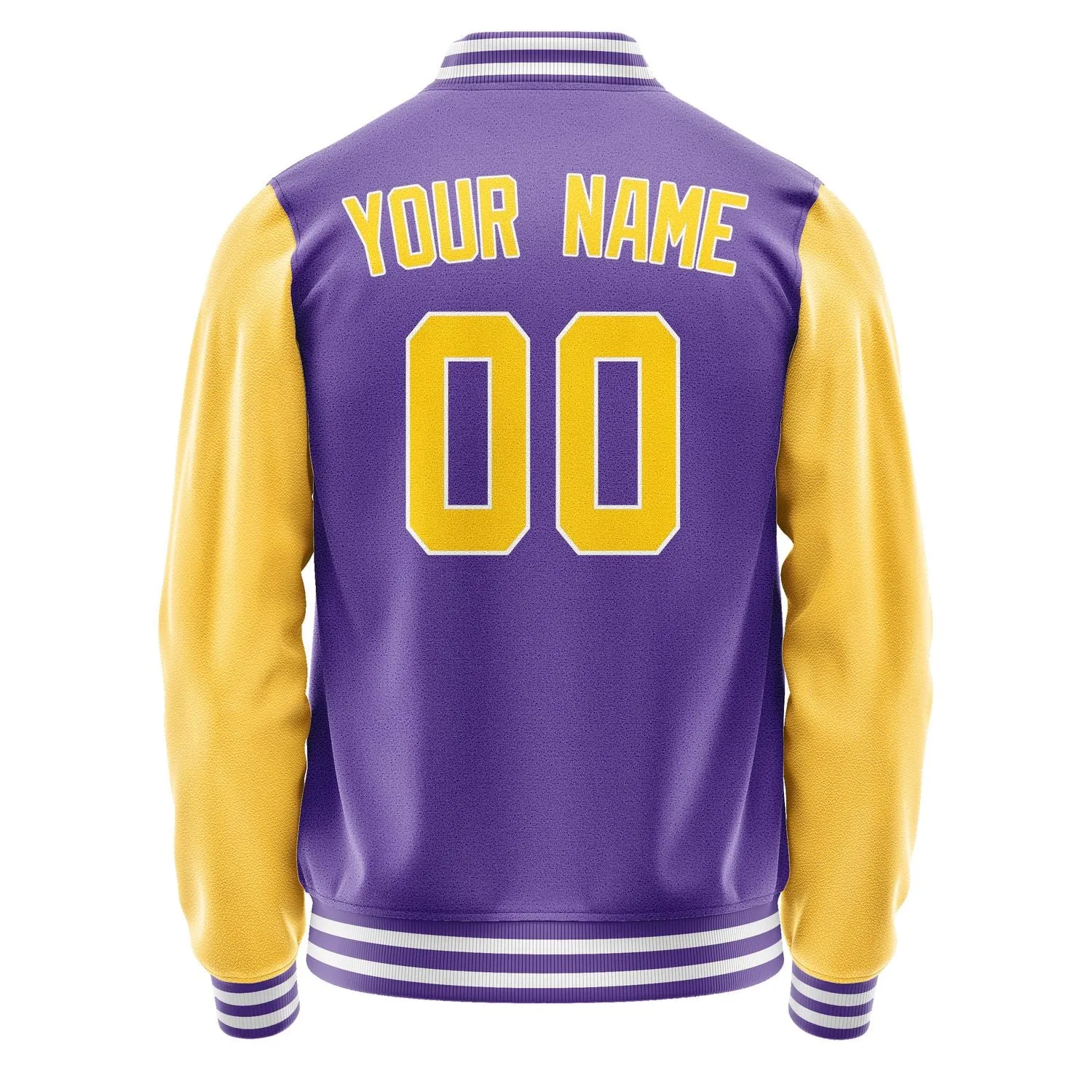 Custom Light Purple Gold Jacket sold by Tailorly product image thumbnail 3