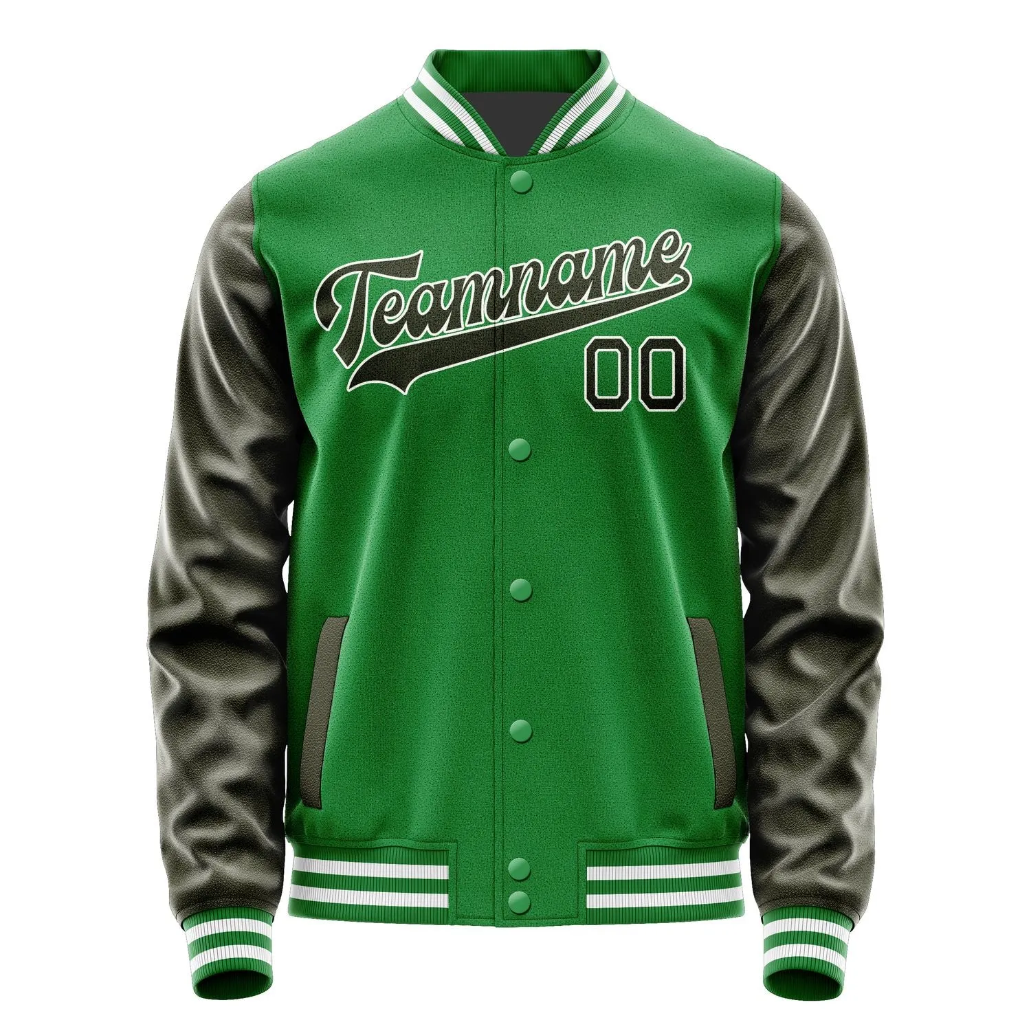 Custom Emerald Green Olive Jacket sold by Tailorly product image thumbnail 4