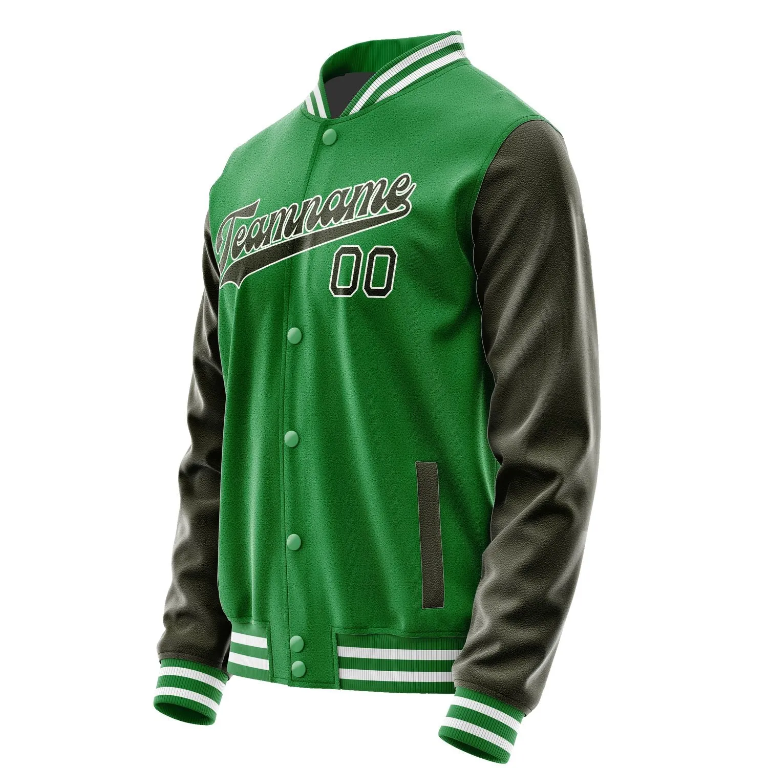 Custom Emerald Green Olive Jacket sold by Tailorly product image thumbnail 2