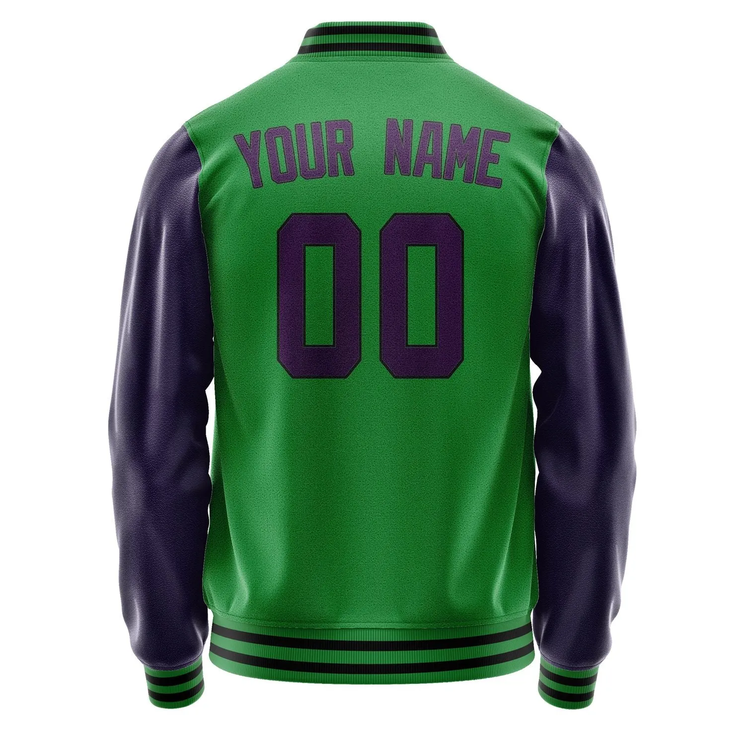 Custom Emerald Green Purple Jacket sold by Tailorly product image thumbnail 3