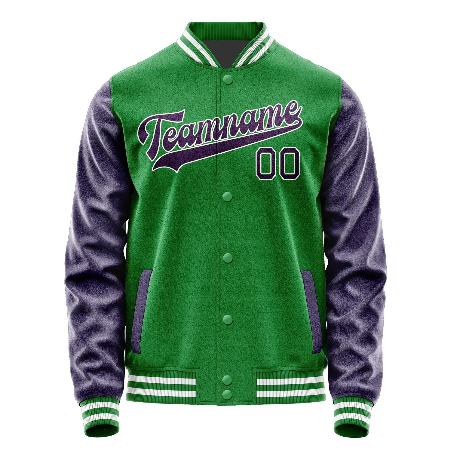 Custom Emerald Green Purple Jacket sold by Tailorly product image thumbnail 4