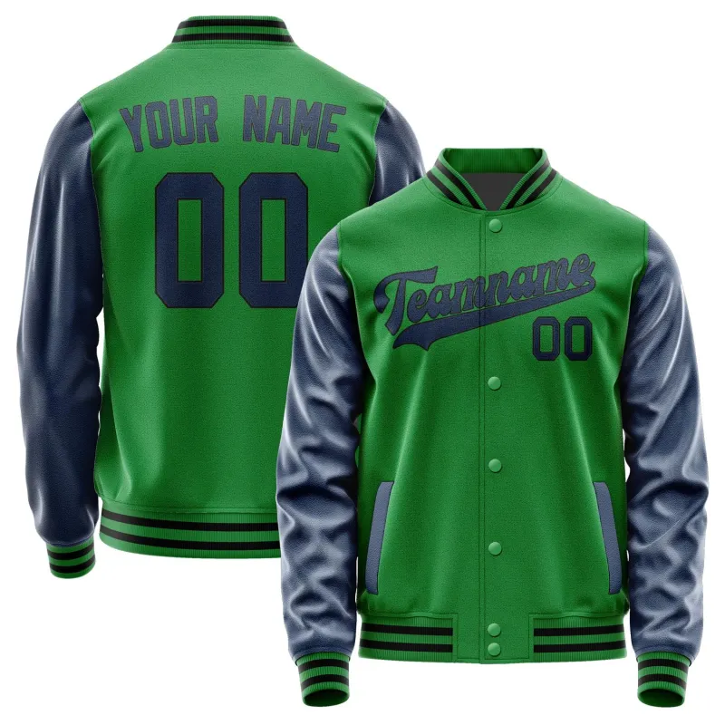 Custom Emerald Green Blue Jacket sold by Tailorly
