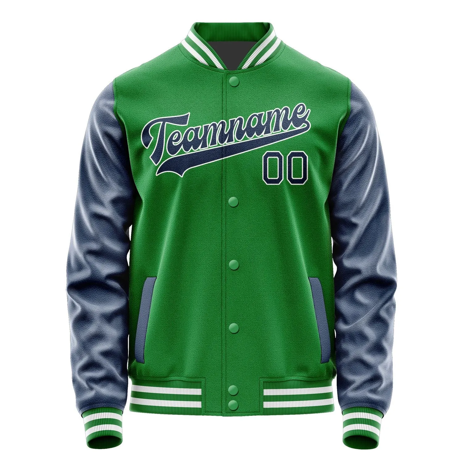 Custom Emerald Green Blue Jacket sold by Tailorly product image thumbnail 4