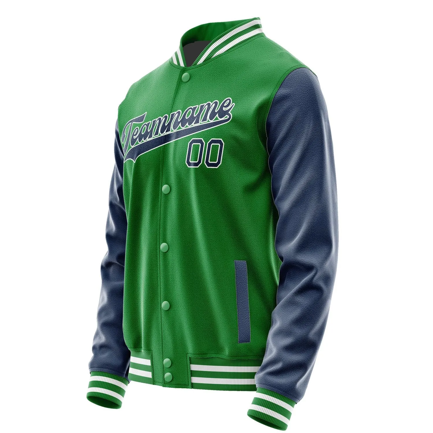 Custom Emerald Green Blue Jacket sold by Tailorly product image thumbnail 2