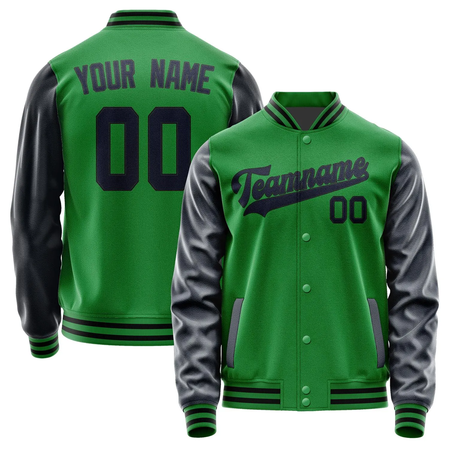 Custom Emerald Green Navy Jacket sold by Tailorly