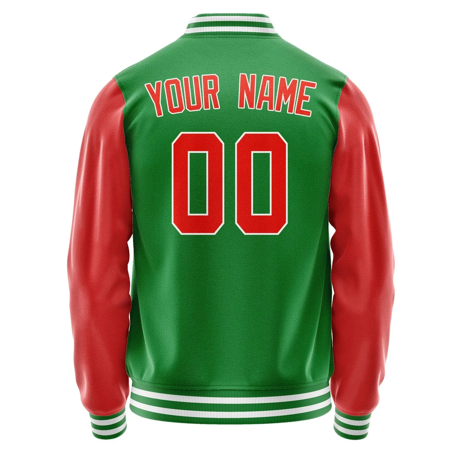 Custom Emerald Green Orange Red Jacket sold by Tailorly product image thumbnail 3