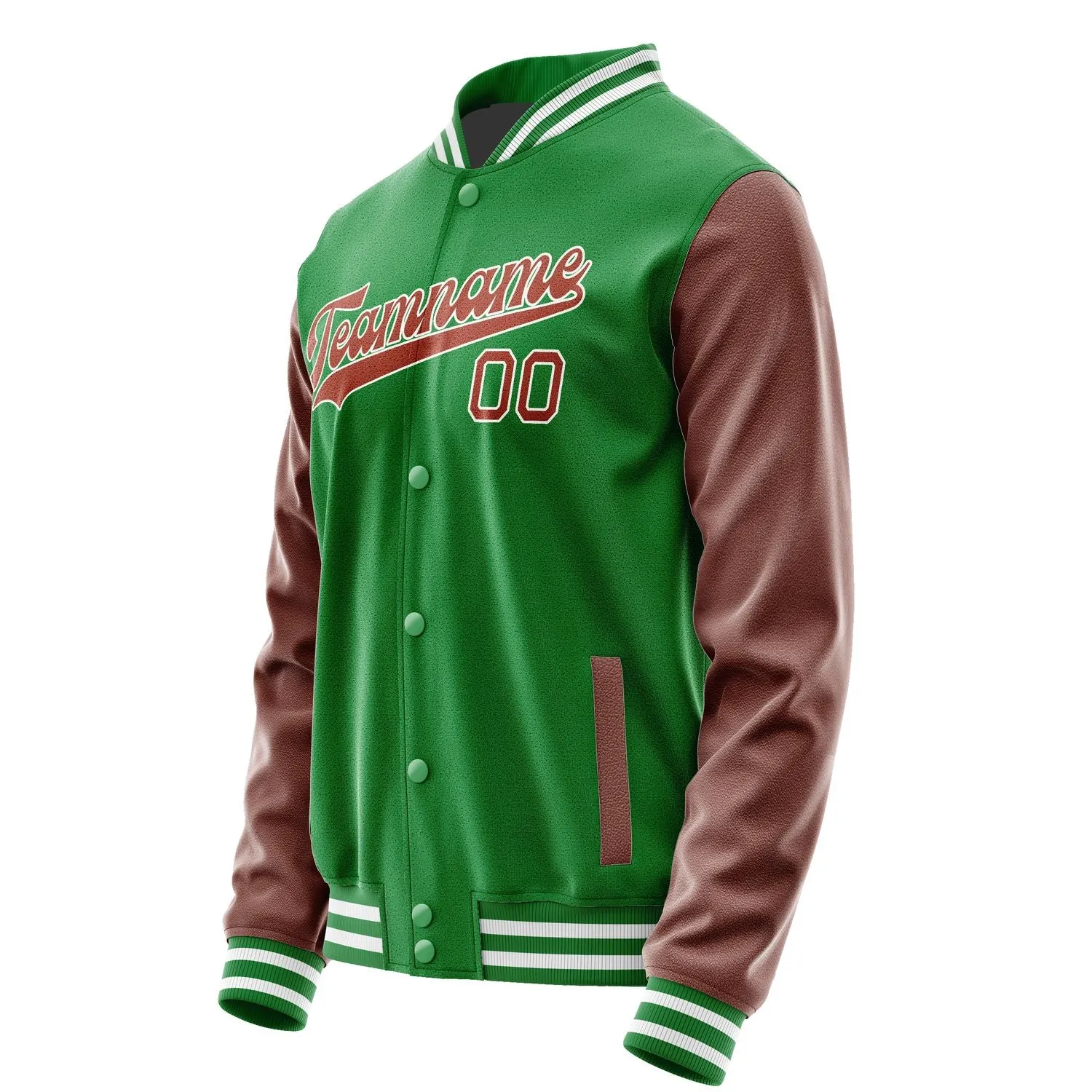 Custom Emerald Green Coral Red Jacket sold by Tailorly product image thumbnail 2