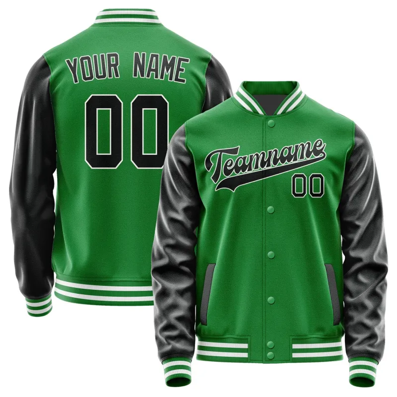 Custom Emerald Green Black Jacket sold by Tailorly