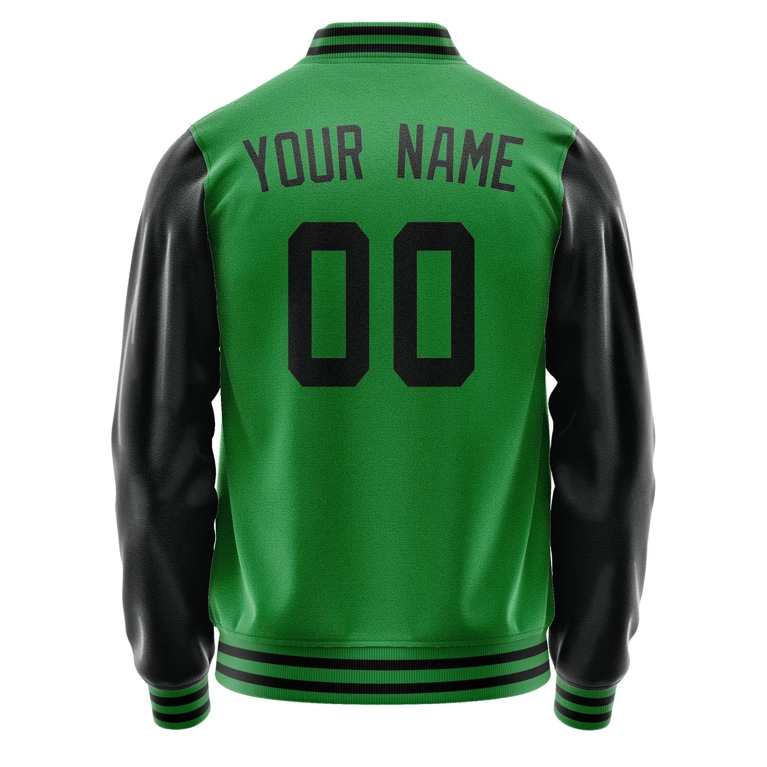 Custom Emerald Green Black Jacket sold by Tailorly product image thumbnail 3