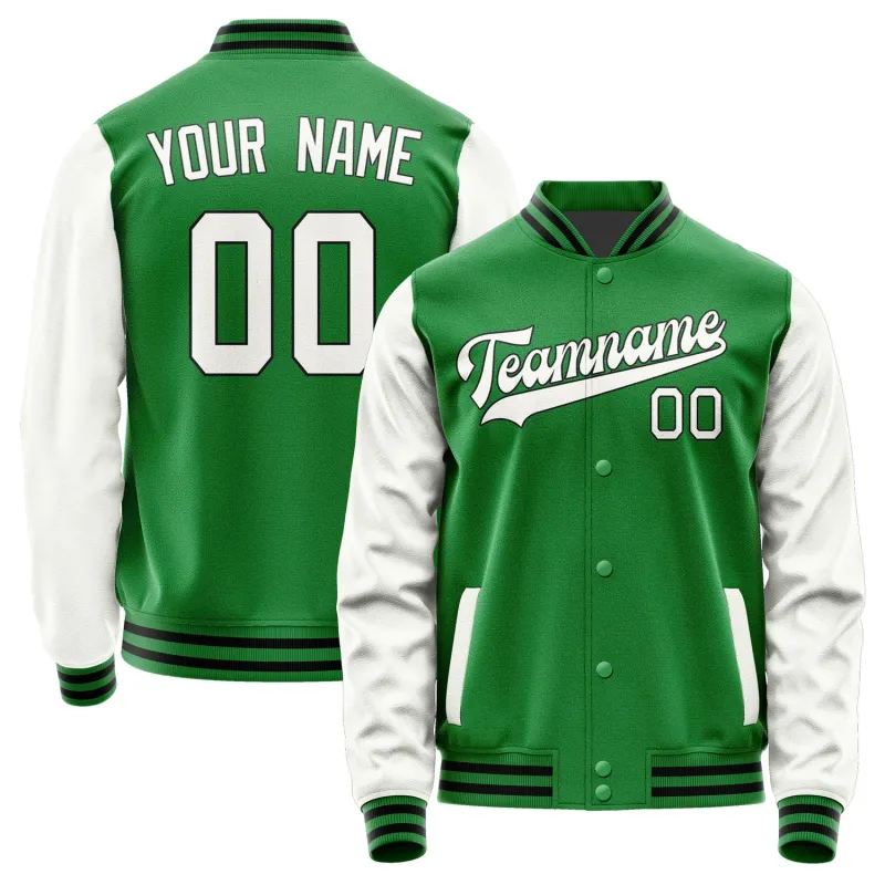 Custom Emerald Green White Jacket sold by Tailorly
