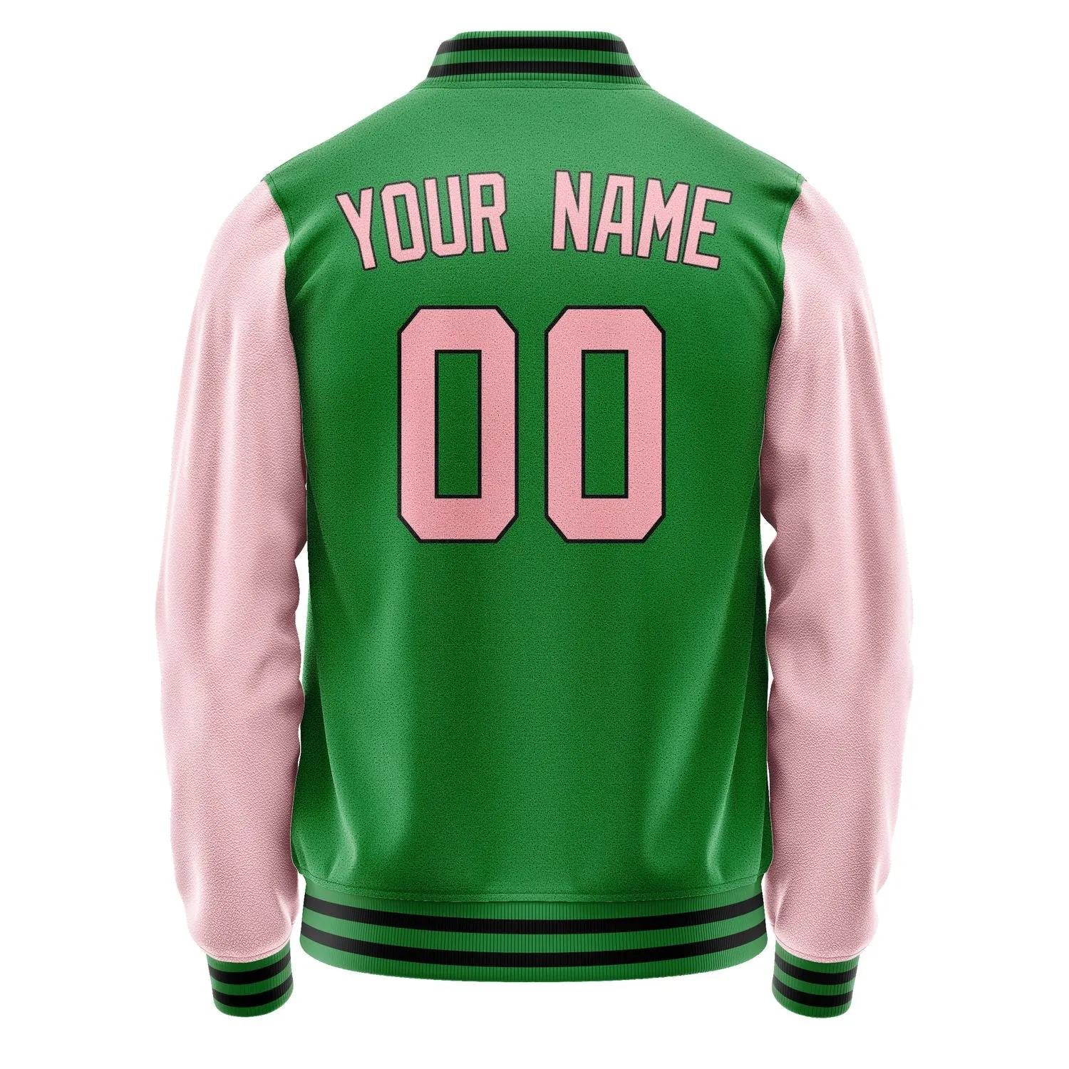 Custom Emerald Green Light Pink Jacket sold by Tailorly product image thumbnail 3