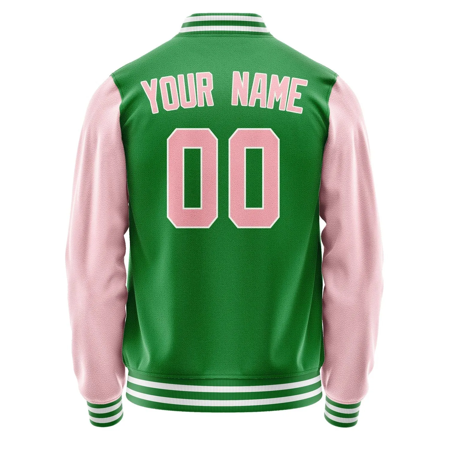 Custom Emerald Green Light Pink Jacket sold by Tailorly product image thumbnail 3