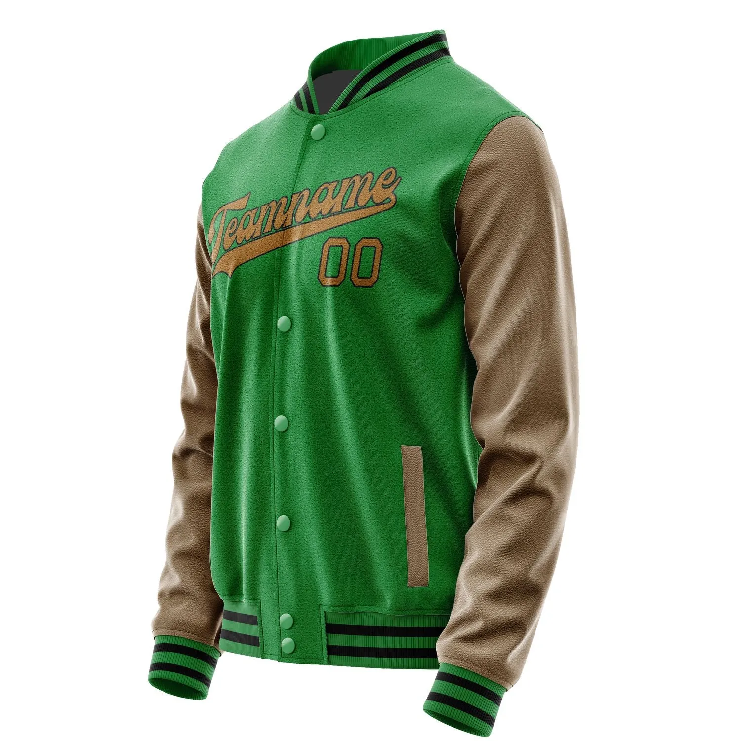Custom Emerald Green Khaki Jacket sold by Tailorly product image thumbnail 2