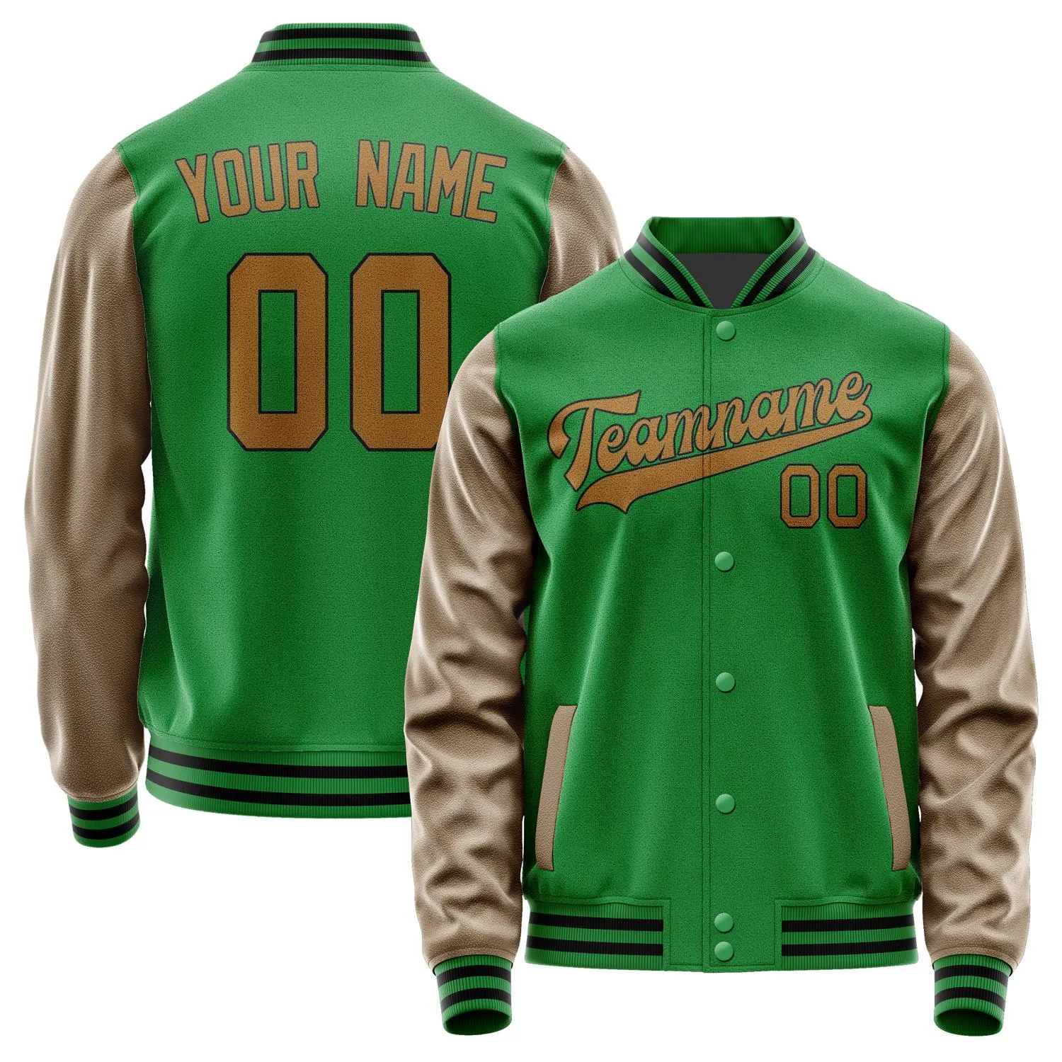 Custom Emerald Green Khaki Jacket sold by Tailorly