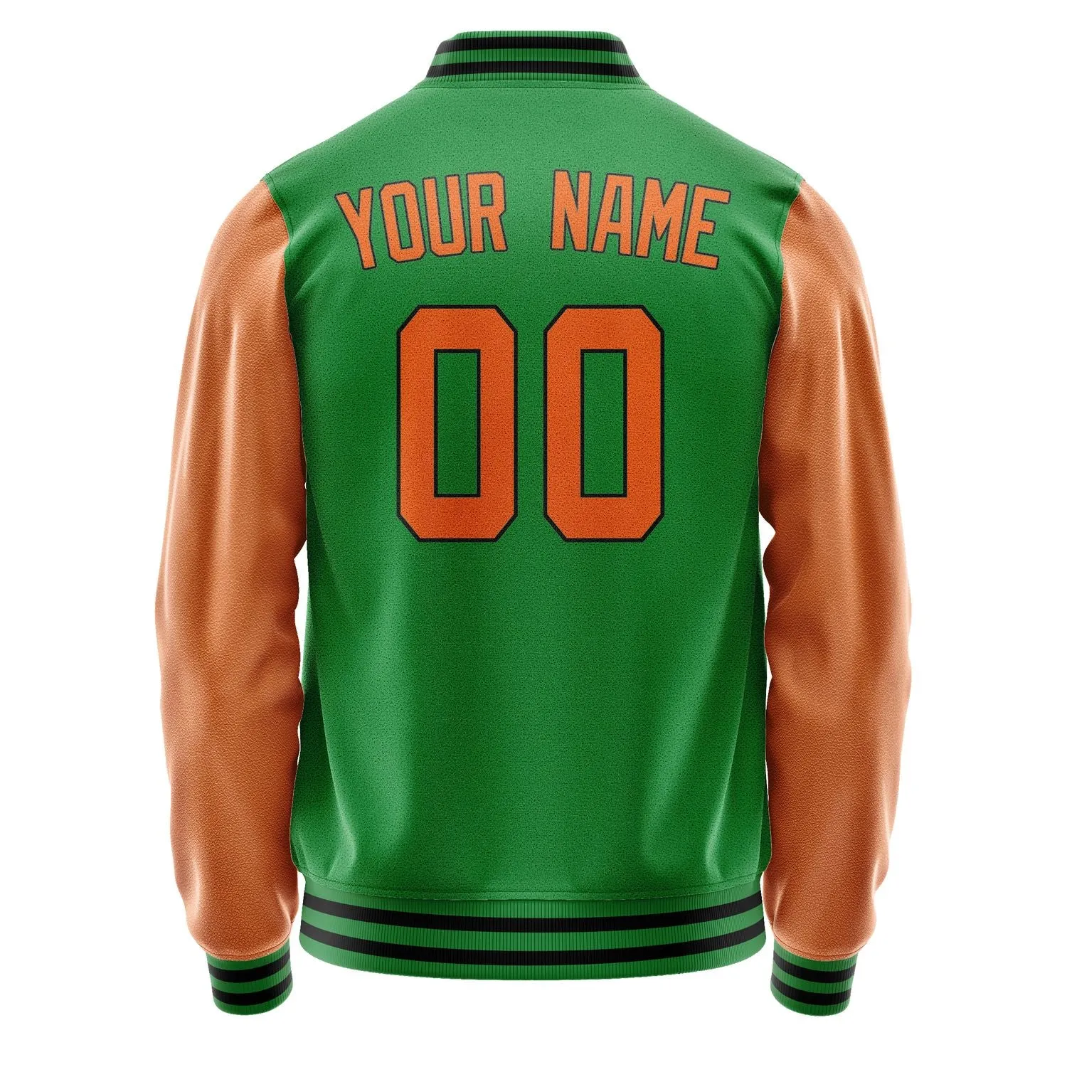 Custom Emerald Green Orange Jacket sold by Tailorly product image thumbnail 3