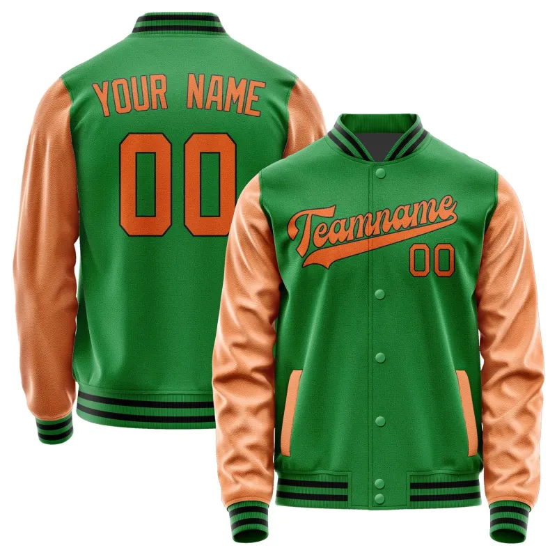 Custom Emerald Green Orange Jacket sold by Tailorly