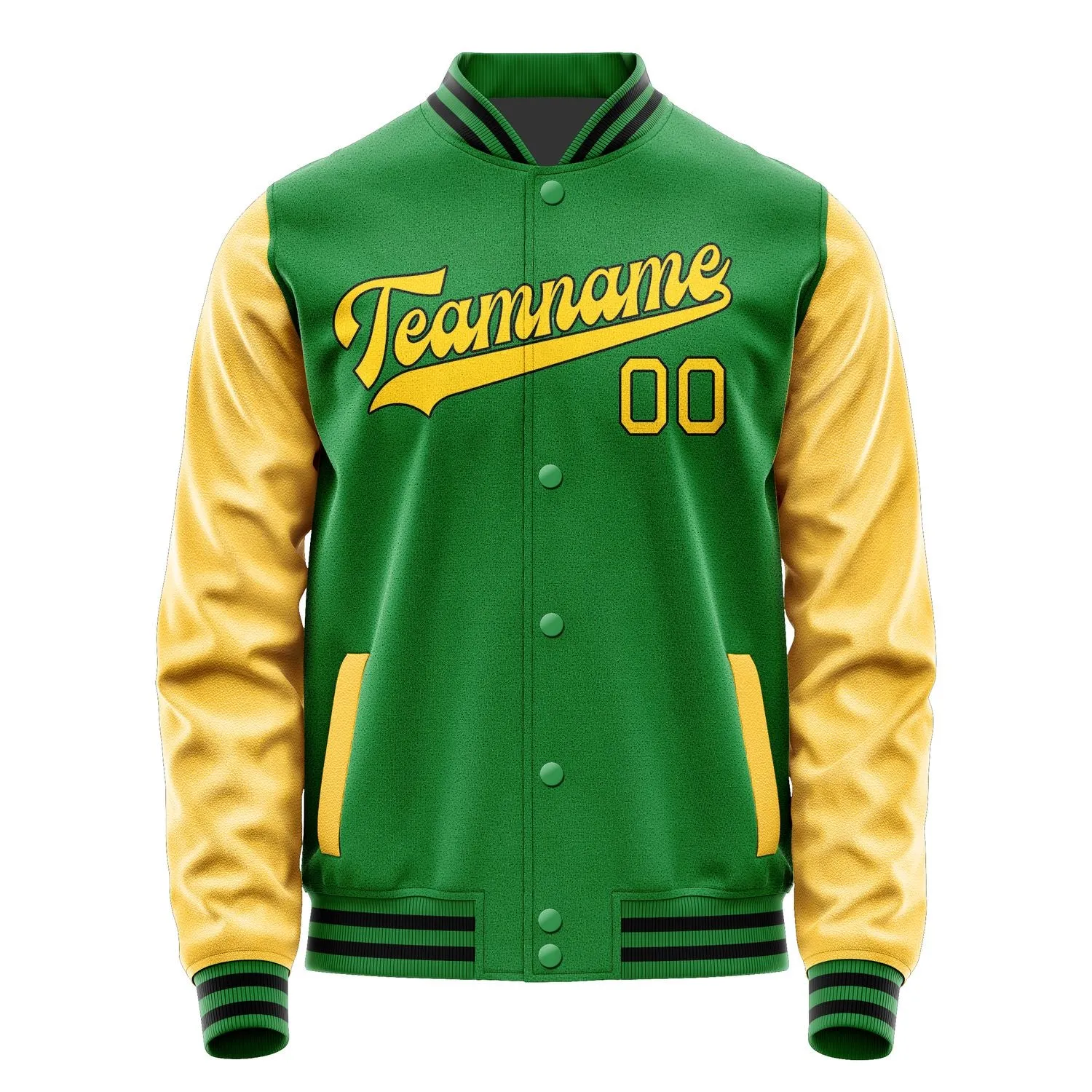 Custom Emerald Green Gold Jacket sold by Tailorly product image thumbnail 4