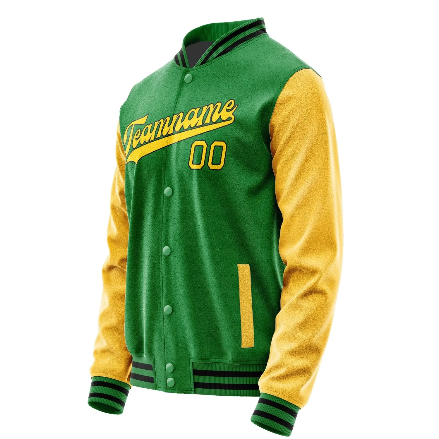 Custom Emerald Green Gold Jacket sold by Tailorly product image thumbnail 2
