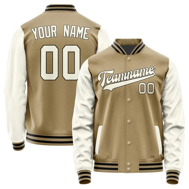 Custom Light Khaki Cream Jacket sold by Tailorly
