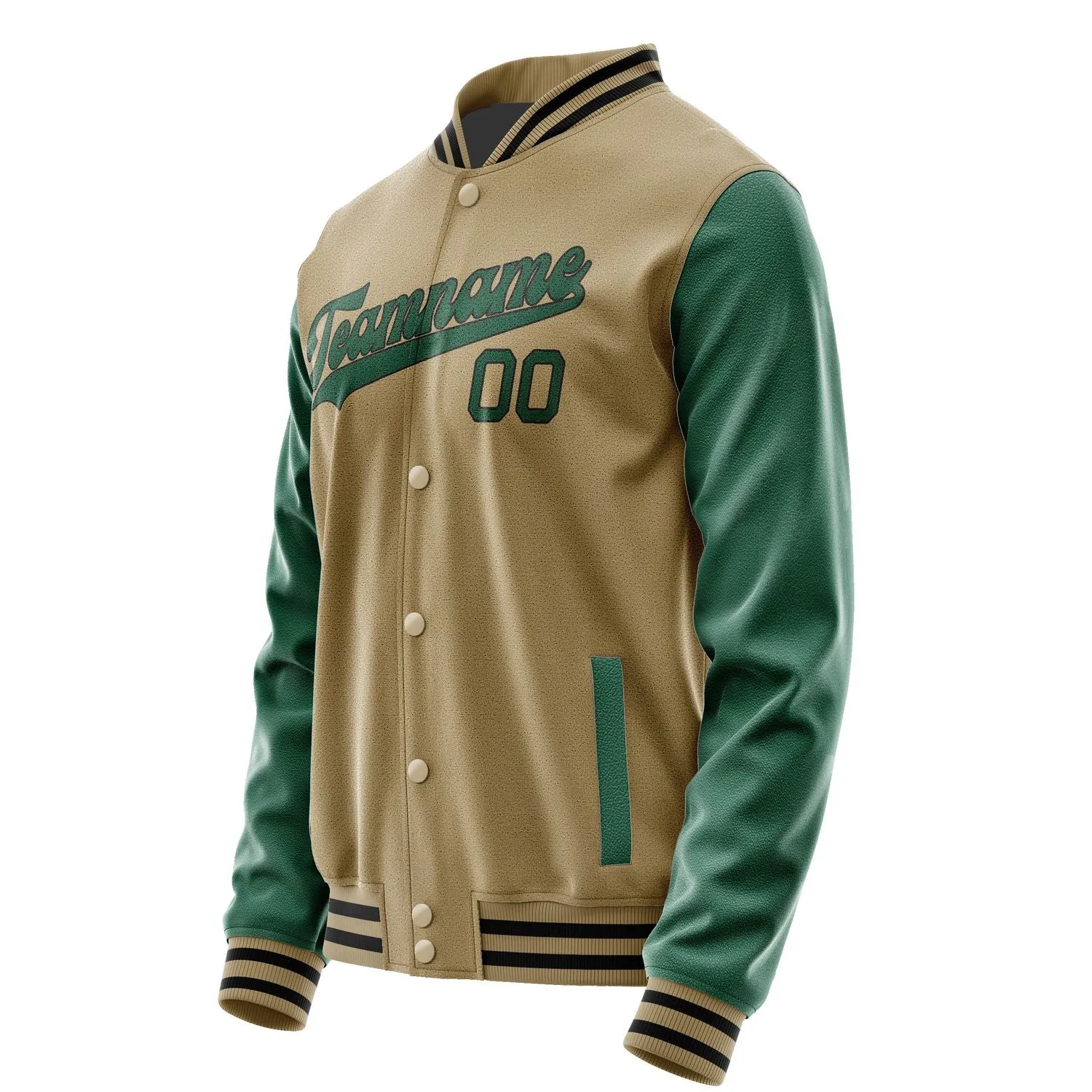 Custom Light Khaki Green Jacket sold by Tailorly product image thumbnail 2