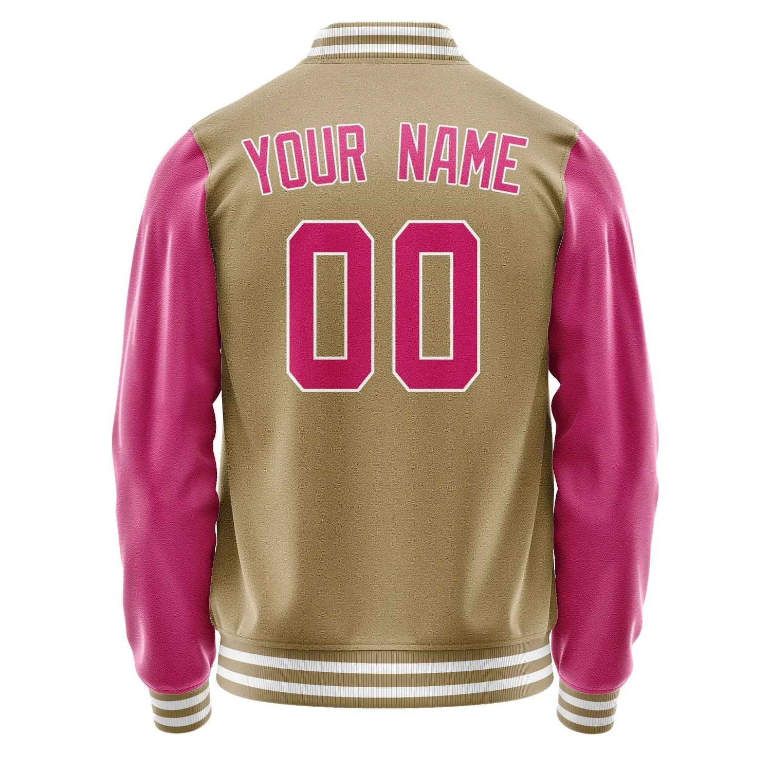 Custom Light Khaki Pink Jacket sold by Tailorly product image thumbnail 3