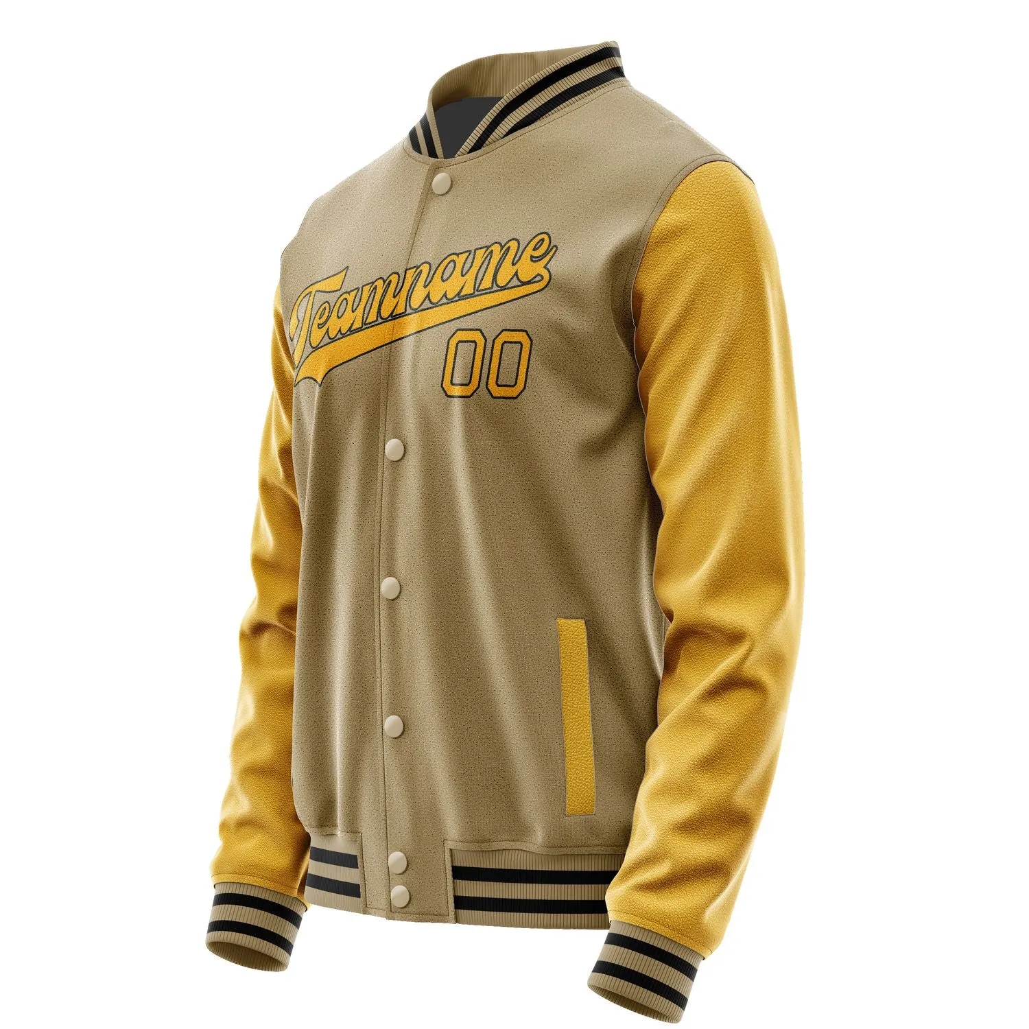Custom Light Khaki Yellow Jacket sold by Tailorly product image thumbnail 2