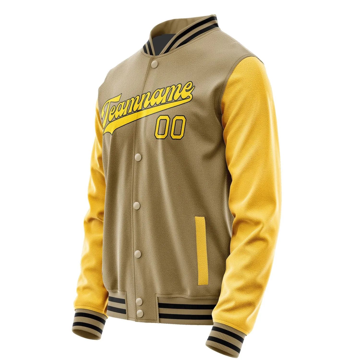Custom Light Khaki Gold Jacket sold by Tailorly product image thumbnail 2