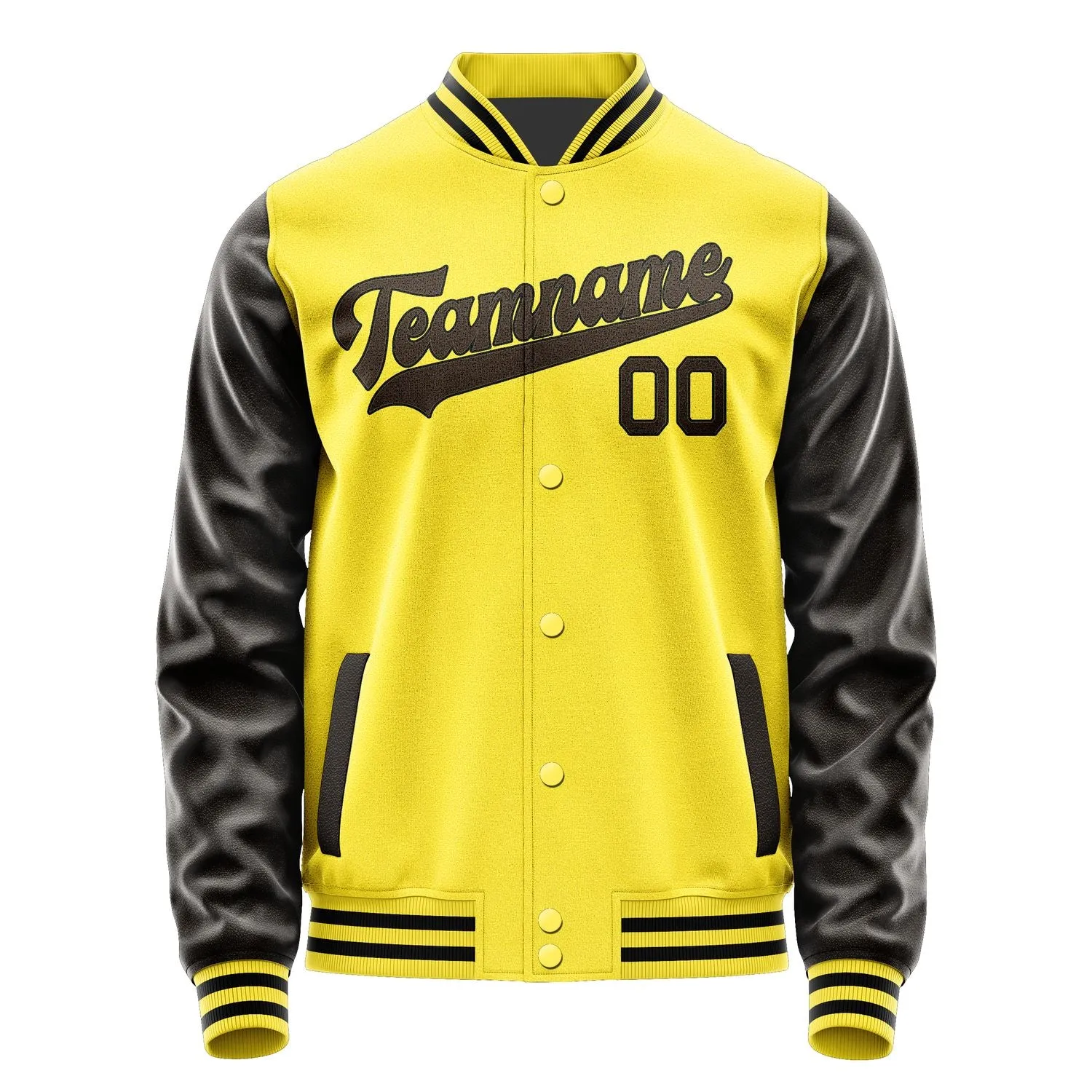 Custom Light Yellow Brown Jacket sold by Tailorly product image thumbnail 4