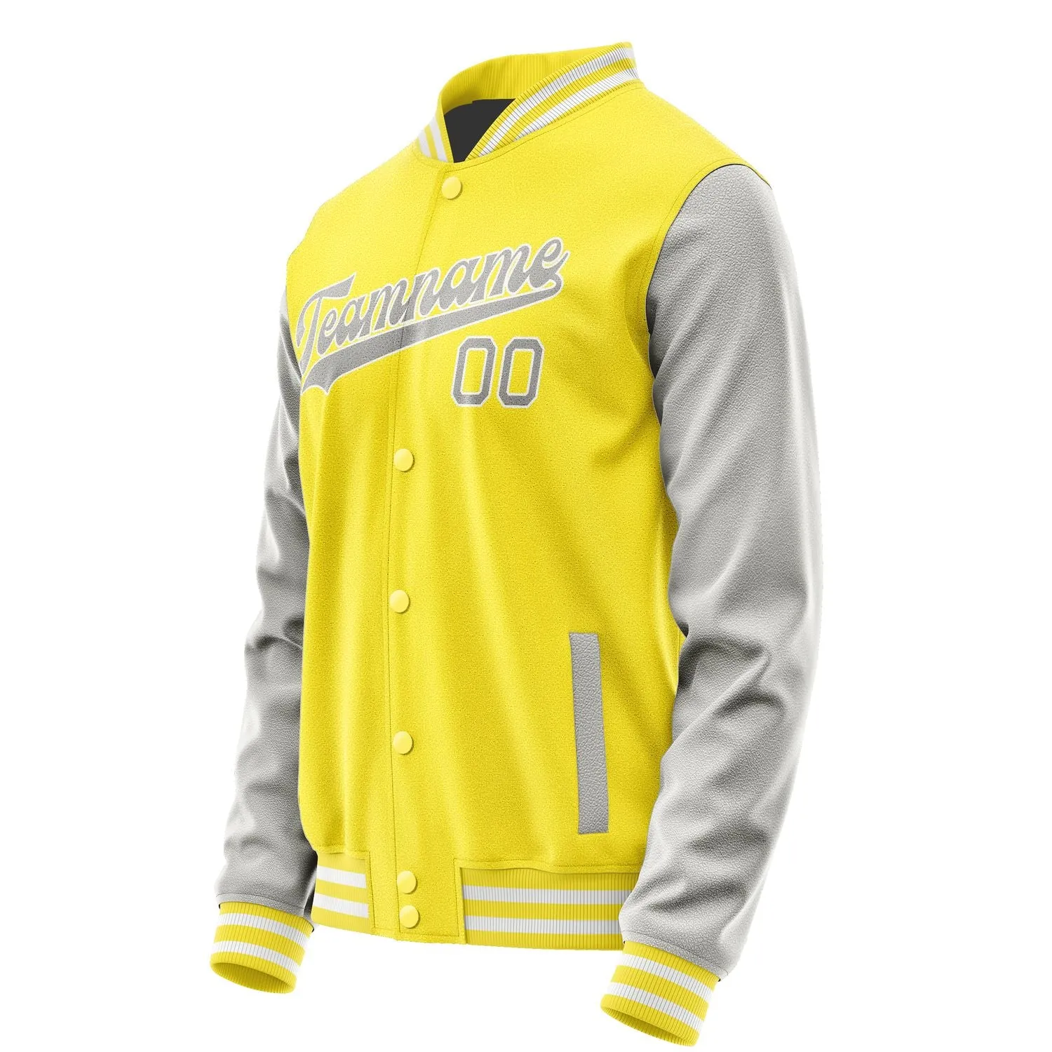 Custom Light Yellow Gray Jacket sold by Tailorly product image thumbnail 2