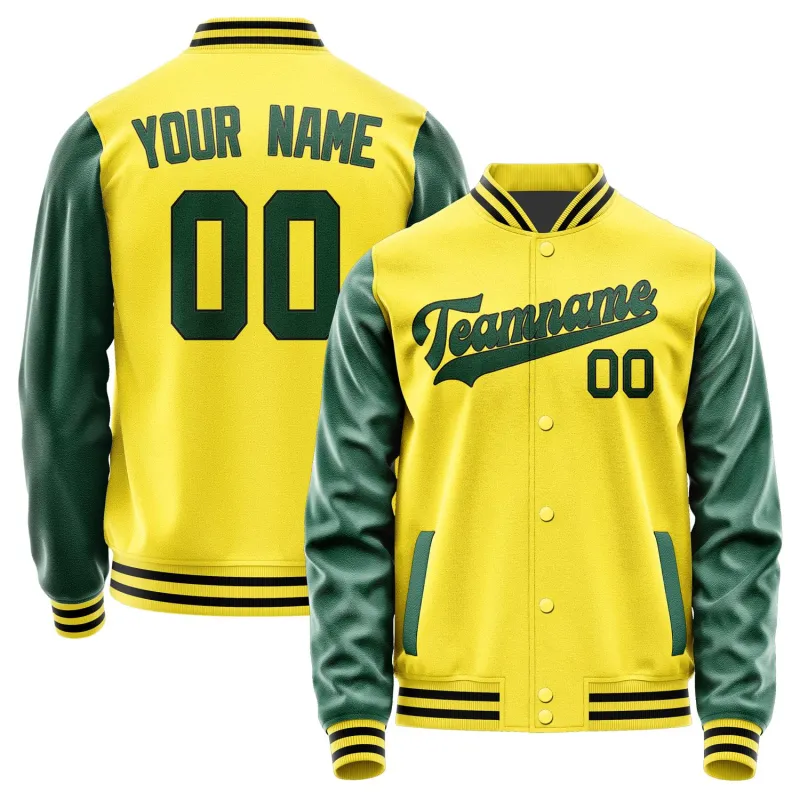 Custom Light Yellow Green Jacket sold by Tailorly
