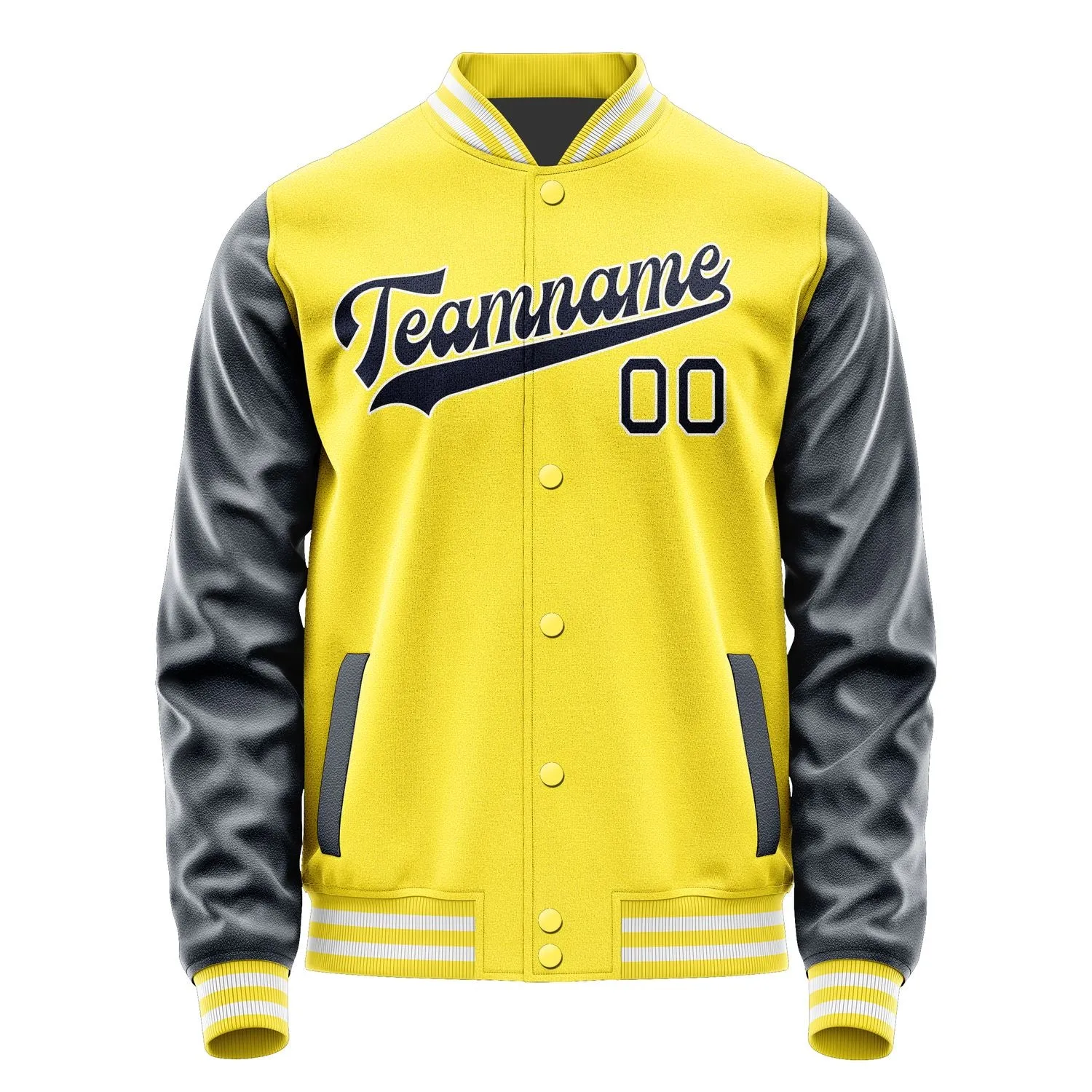 Custom Light Yellow Navy Jacket sold by Tailorly product image thumbnail 4