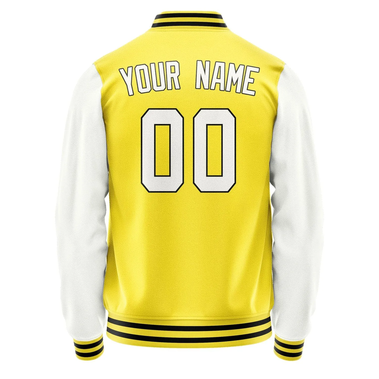 Custom Light Yellow White Jacket sold by Tailorly product image thumbnail 3