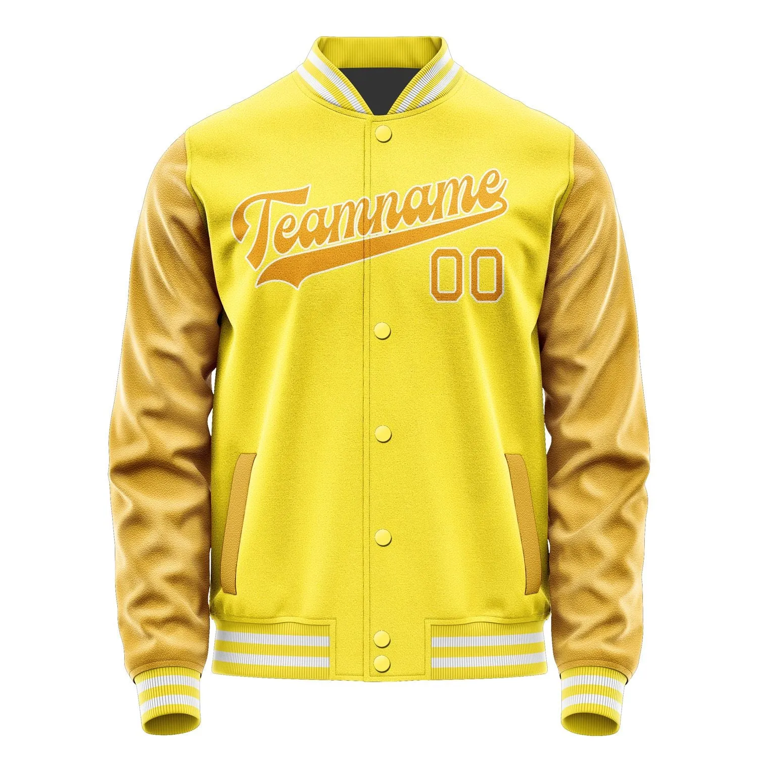 Custom Light Yellow Yellow Jacket sold by Tailorly product image thumbnail 4